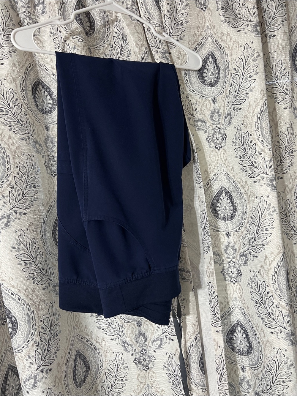 Navy Blue figs cade cargo scrub pants Large regular length
